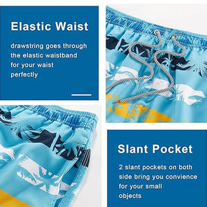 กางเกงขาสั้นกีฬาผู้ชายสำหรับฤดูร้อน ดีไซน์ใหม่ ทรงสลิม ระบายอากาศได้ดี น้ำหนักเบา ทันสมัย ให้ความสบายและประสิทธิภาพสูง เหมาะสำหรับการฝึกซ้อมและการว่ายน้ำ - Product Image 4