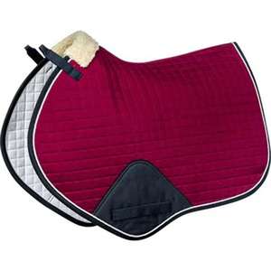 High End Premiere XS General Purpose Saddle <b>Pad</b> | Poly-Cotton, 18mm <b>Foam</b>, Diamond Quilted, - Product Image 1