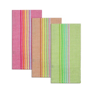100% Cotton <b>Striped</b> Promotional Kitchen <b>Towels</b> with Waffle Pattern Soft Fabric Customizable Colors Kitchen <b>Towel</b> at Best price. - Product Image 6