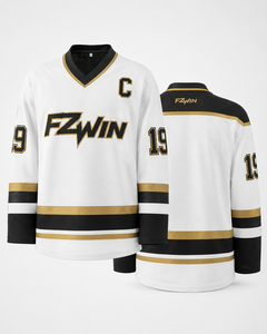 เสื้อฮอกกี้น้ำแข็งผู้ชาย F2WIN คอวี แขนยาว ระบายอากาศได้ดี ผลิตจากผ้าโพลีเอสเตอร์ ซับเหงื่อ แห้งไว ทรงปกติ ราคาประหยัด - Product Image 5