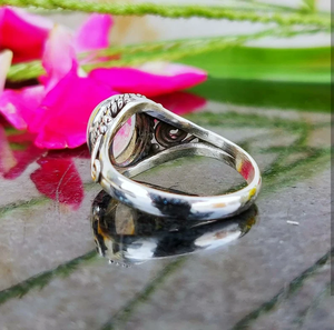 Moonstone Gemstone <b>Ring</b> <b>925</b> Sterling <b>Silver</b> Handmade <b>Ring</b> Jewelry For Her - Product Image 4