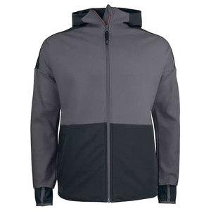 เสื้อฮู้ดซิปผู้ชายแฟชั่นใหม่สำหรับฤดูหนาว ผ้าฝ้าย 100% แขนยาว สีพื้น เรียบง่าย ระบายอากาศได้ดี แห้งเร็ว ดีไซน์สปอร์ต - Product Image 4