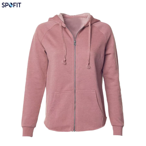 เสื้อฮู้ดดี้ผ้าฟลีซคอตตอน 100% สำหรับฤดูใบไม้ร่วง แบบซิปเต็มตัว ปักโลโก้ตามสั่ง แขนเสื้อแบบปกติ พิมพ์ลาย แห้งเร็ว ใส่ได้ทั้งชายและหญิง - Product Image 1