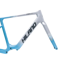 Pièces de vélo personnalisables JOYSUN, cadre de vélo de route et de VTT en fibre de carbone légère OEM