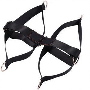 2025 Kickbacks Unisex Fitness Safety Cable Machine Ankle Straps Adjustable Leg Workouts Foot Attachments All Users <b>Nylon</b> - Product Image 1