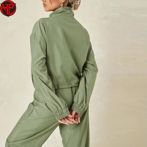 Ensembles coupe-vent vintage hip-hop streetwear pour femmes, survêtements décontractés 2 pièces, couleur personnalisée, imperméables, 100 % polyester - Product Image 6