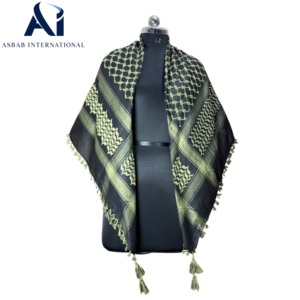 Pañuelo Árabe de Poliéster para Hombre, Ligero, Duradero y Transpirable, Diseño a Cuadros, Shemagh para Importadores Mayoristas, Keffiyeh, Pañuelo Arafat - Product Image 3