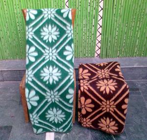 Jetés de lit en coton/polyester tissé style bohème Dulcis, respirants et doux pour la peau, pour le voyage, la décoration intérieure et Noël par hi - Product Image 2