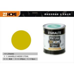 Vernice Acrilica in Barattolo Amarillo Medio 375ml - Product Image 3