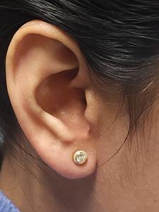 Pendientes de Oro Sólido de 14K con Diamante Cultivado en Laboratorio de 0.30ct, Corte Brillante Redondo, Certificado IGI, para Mujer, Joyería para Fiestas y Regalos - Product Image 3