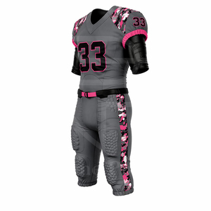 Conjunto de Uniforme de Fútbol Americano Personalizado al por Mayor 2026, Jersey y Pantalones, Tela de Malla Transpirable, Uniforme de Entrenamiento de Equipo, Fabricante OEM - Product Image 3