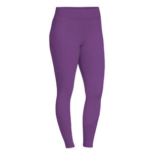 Ropa de equitación profesional de tela elástica que absorbe la humedad, leggings ecuestres modernos con logo. - Product Image 1