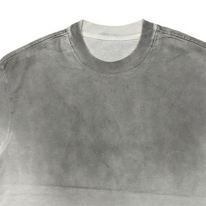 Camisetas al por mayor personalizadas, estilo vintage, de alta calidad, teñidas, de manga corta, para deportes, con estampado liso. - Product Image 6