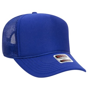 หมวกแก๊ปทรง Trucker แบบ 5 ชิ้นส่วน รุ่น Custom OTTO คุณภาพสูง พร้อมแผ่นโฟมและหนังตกแต่ง  ทรงกลาง  ด้านหลังเป็นตาข่าย - Product Image 5