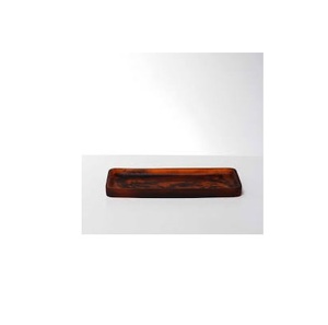 Porte-savon ovale moderne avec incrustation en résine bleue et bord doré, accessoire de bain en plastique durable à petit prix - Product Image 5