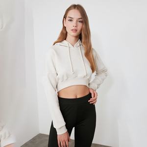 Sweat à capuche pour homme de luxe en polyester/coton, avec broderie de lettres en cristal, paillettes et sequins, demi-zip, hiver, streetwear, mode, ODM - Product Image 1