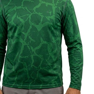 Camisa de Pesca Personalizada al por Mayor, Unisex, con Estampado Digital por Sublimación, Camuflaje, Manga Larga, Protección Solar UPF 50, Secado Rápido - Product Image 5