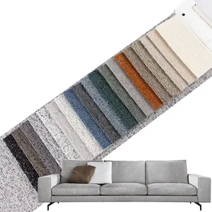 Wholesale China New Beautiful Design Woven Fabric Upholstery Boucle Sofa Fabric Ready Goods Polyester Fabric For Hometextile