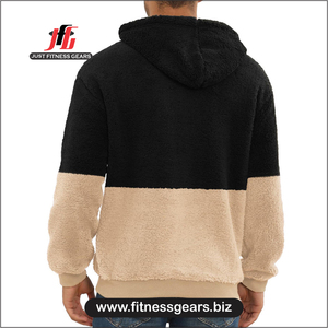 Sweat à capuche unisexe en molleton polycoton épais 220g, style streetwear USA, avec poche, logo personnalisé, vente en gros OEM - Product Image 2