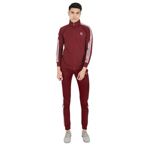 Conjunto Deportivo para Hombre, Estilo SUTRA, Taiwan, Otoño, Elástico en 4 Direcciones, Ajustado, Color Sólido, Cómodo, Terciopelo Premium, Ropa Deportiva para Correr - Product Image 4