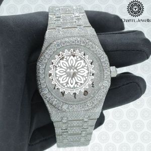 Montre pour homme Charm Luxury en acier inoxydable, 40 mm, analogique, mécanique, date automatique, style vintage, résistance à l'eau 10 bars - Product Image 5