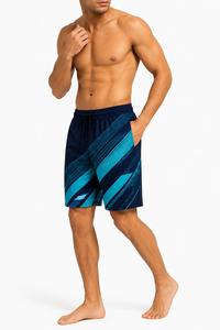 Vente directe usine – Nouveaux shorts de sport pour hommes de haute qualité, respirants, 100 % polyester, avec cordon de serrage, en tissu tricoté 120g - Product Image 5