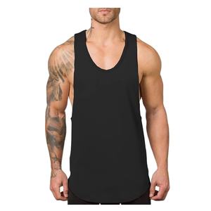 Camiseta de Tirantes para Hombre, Nueva, de Alta Calidad, Superventas, Color Sólido, 100% Algodón, Tejido Jersey Sencillo, Transpirable, Ecológica, para Verano - Product Image 1