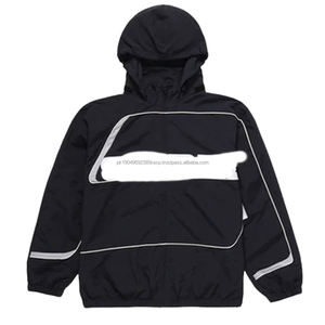 Chándal de poliéster personalizado de alta calidad, chaqueta ligera e impermeable con cremallera y rayas reflectantes, chándales para correr con logotipo personalizado - Product Image 2