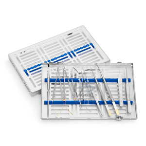 Kit d'instruments de micro-chirurgie dentaire personnalisé, kit d'instruments de chirurgie, ensemble de micro-chirurgie dentaire à revêtement noir, votre logo - Product Image 1