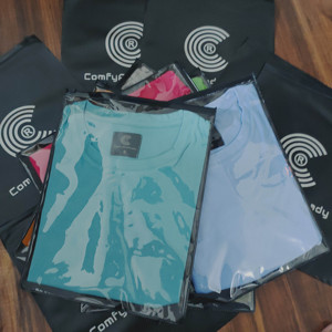 Proshah Boxy เสื้อยืดผู้หญิง,เสื้อยืดสตรีสีโรสโกลด์พีชผ้าฝ้ายความยาวปานกลาง100% - Product Image 4