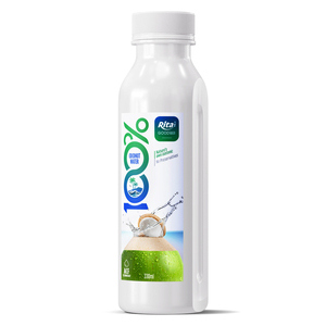 ริต้า แบรนด์ น้ำมะพร้าวแท้ 100% บรรจุขวดพลาสติก 330 มล. เครื่องดื่มน้ำมะพร้าว รับผลิตแบบ OEM ODM น้ำดื่มสดชื่น ผู้ผลิต - Product Image 2