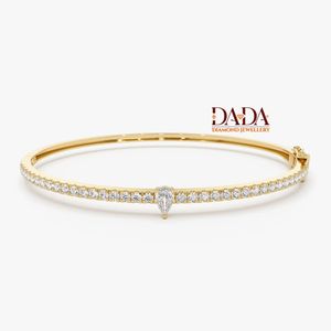 Brazalete de Diamante Cultivado en Laboratorio para Mujer, Brazalete Minimalista con Diamante, Joyería Fina, Delicado, para Uso Diario, Regalo de Lujo para Boda - Product Image 1