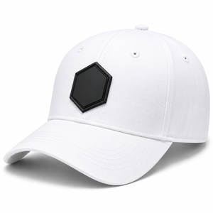Custom Baseball Cap with PVC Patch Logo Adjustable Cotton <b>Dad</b> <b>Hat</b> 6 Panel Sports Cap OEM ODM Embroidered Custom Logo Cap - Product Image 1