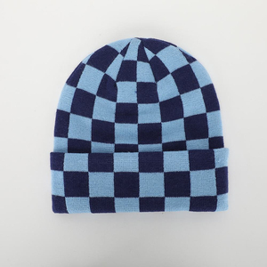 Lightweight Jacquard Knit Beanie <b>Cap</b> Soft Breathable Stretch Casual Headwear <b>Mountain</b> Pattern Winter Use Custom Logo Unisex - Product Image 6