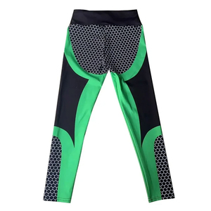 Leggings Deportivos Personalizados con Logotipo para Yoga y Gimnasio, Hechos a Medida, de Algodón/Fibra de Bambú, Largo hasta la Pantorrilla, Sin Costuras - Product Image 4