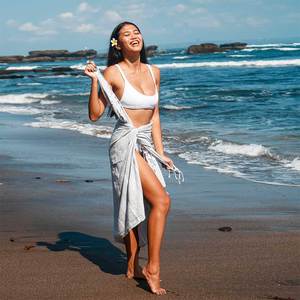 ผ้าขนหนูชายหาดลายทางแบบตุรกีทันสมัย เป็นมิตรกับสิ่งแวดล้อม ไม่ติดทราย ผลิตตามสั่ง ผ้าฝ้าย พิมพ์โลโก้ส่วนตัว หรูหรา ซึมซับน้ำได้ดี แห้งเร็ว ชุดผ้าขนหนู - Product Image 3