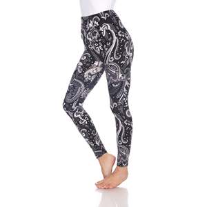 Leggings pour femmes en coton imprimé avec logo OEM personnalisé, taille mi-haute élastique, anti-plis, décontractés, mode estivale urbaine - Product Image 6