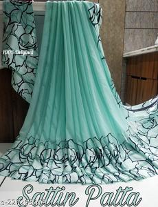 Sari Tradicional de Georgette Satinado para Mujer Adulta, Estampado Digital, Secado Rápido, Seis Metros de Largo con Blusa, Envío Rápido - Product Image 4