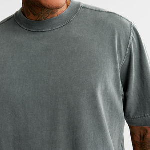 Vente en gros de t-shirts pour hommes de haute qualité, taille plus, t-shirts unis personnalisés avec logo, t-shirts de haute qualité pour hommes, service OEM au Pakistan - Product Image 6