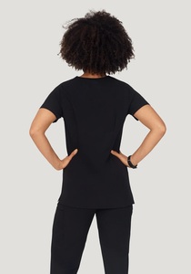 Blouse de laboratoire unisexe Sike personnalisée en coton et polyester tricoté, blanche, haute visibilité, à manches longues, pour médecins et uniformes d'hôpital - Product Image 4
