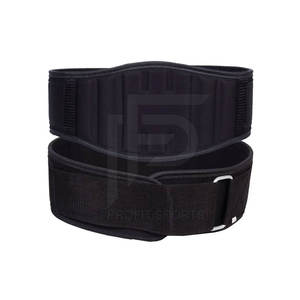 Powerlifting Gym Belts Neoprene Nylon Self-Locking <b>Back</b> <b>Support</b> Black Fitness Safety Weight Lifting Belts - Product Image 1