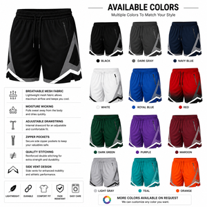 Custom Performance Running Gym Mesh Shorts Breathable Lightweight <b>Athletic</b> Fitness Sports Shorts OEM ODM Factory Manufacturer - Product Image 5