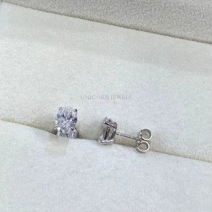 Pendientes de Diamantes Creados en Laboratorio con Certificación IGI, Oro Sólido de 10k, 14k, 18k, Diseño de Gota, Hechos a Mano en Oro Amarillo, Rosa y Blanco, Piezas de Joyería - Product Image 1