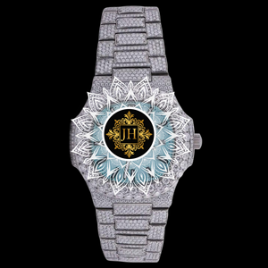 Unique Design Modern Stainless Steel Movement Moissanite Diamond Quartz Watch Women Fashion Jewelry Style Waterproof Gift - Product Image 1