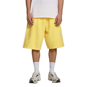 Ensemble décontracté homme : sweat à capuche et short 100 % coton molletonné respirant à manches longues avec logo imprimé sur le devant et motif uni - Product Image 2