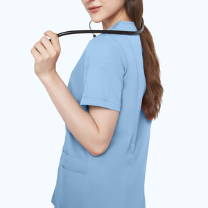 Uniforme Médico de Alta Calidad para Mujer, Conjunto de Uniforme Profesional para Doctoras y Enfermeras, Fabricante de Uniformes para Hospital, Logotipo Personalizado OEM - Product Image 4