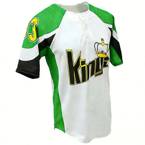 เสื้อเบสบอลคอเฮนลีย์แบบแร็กแลนสั่งทำพิเศษ ผ้าโพลีเอสเตอร์ 100% ระบายความชื้น ซับเหงื่อ รับผลิตแบบ OEM - Product Image 6