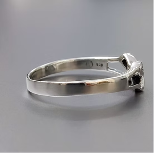 Customized 925 Sterling Silver 2.0 Grams <b>Plain</b> Silver <b>Ring</b> Made in India Jewellery For Unisex - Product Image 3