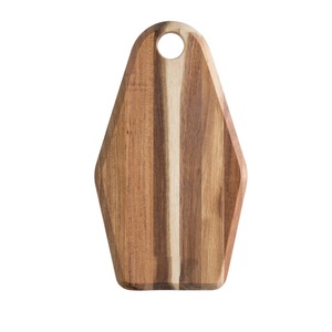 Planche à découper haut de gamme en bois d'acacia massif, résistante au lave-vaisselle, ustensile de cuisine pour la viande, taille, forme et couleur personnalisables - Product Image 3