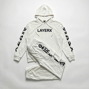 ชุดวอร์มผู้ชาย ผ้าคอตตอนหนานุ่ม ล้างสีแบบแอซิด 2 1 เสื้อฮู้ดลายกราฟิก กางเกงขายาวทรงหลวม สตรีทแวร์ ผลิตตามสั่ง ขายส่ง รับผลิตตามแบบ พิมพ์ลาย - Product Image 1